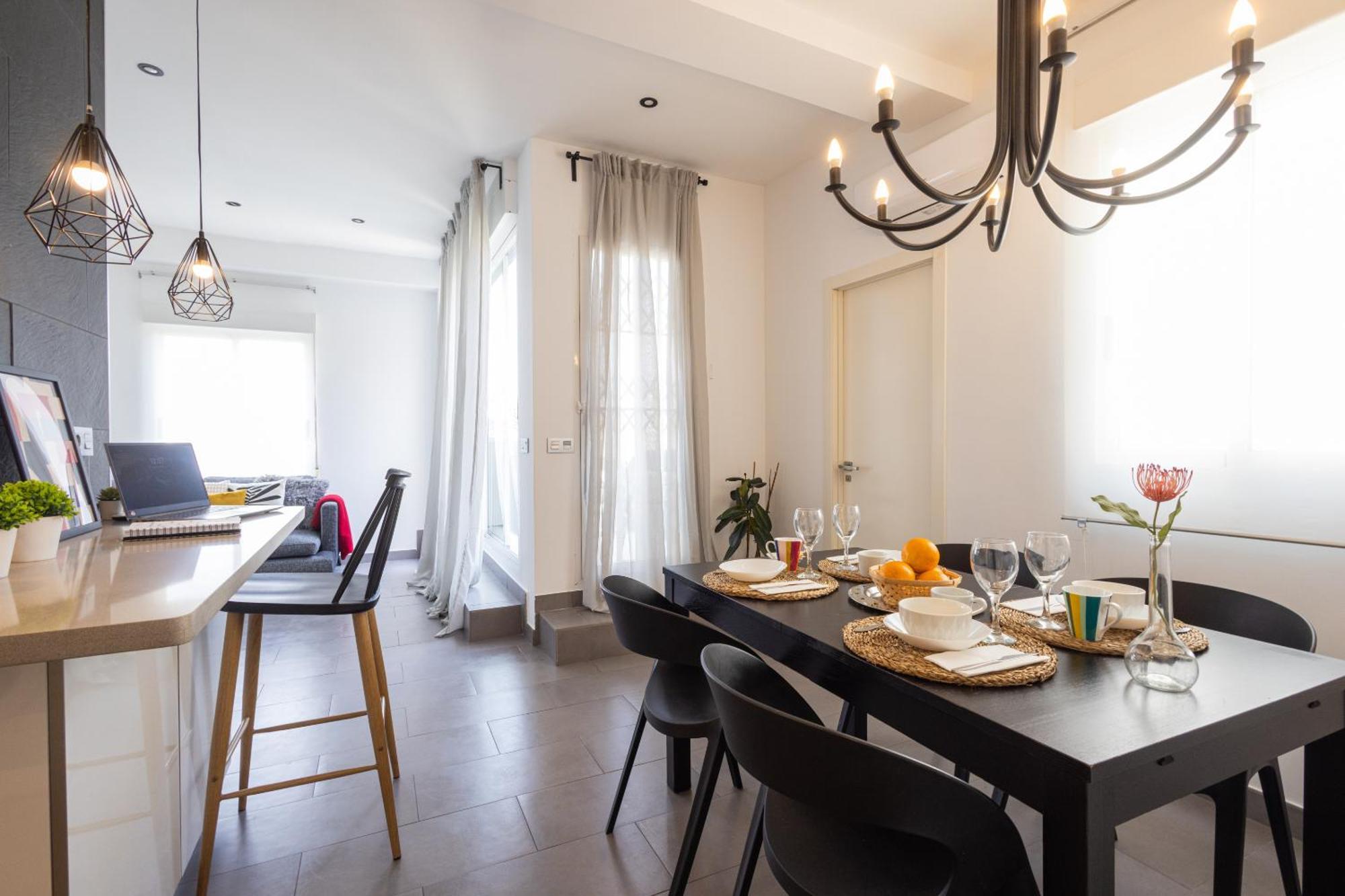 Florit Flats - Stylish 2 Bedroom Ac Wifi Terrace Attic In Valencia Center Zewnętrze zdjęcie