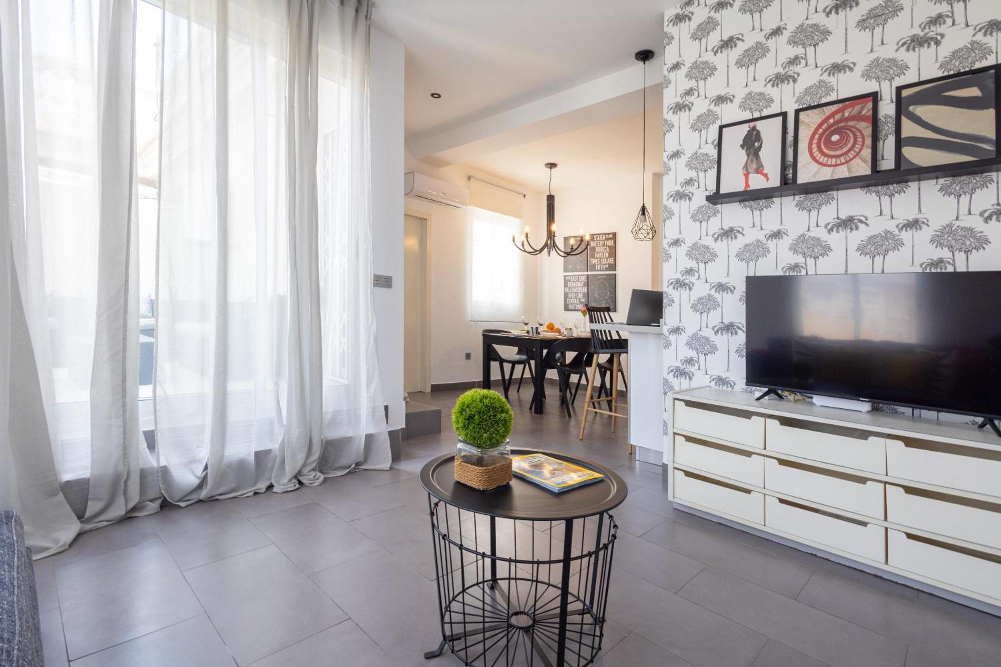 Florit Flats - Stylish 2 Bedroom Ac Wifi Terrace Attic In Valencia Center Zewnętrze zdjęcie