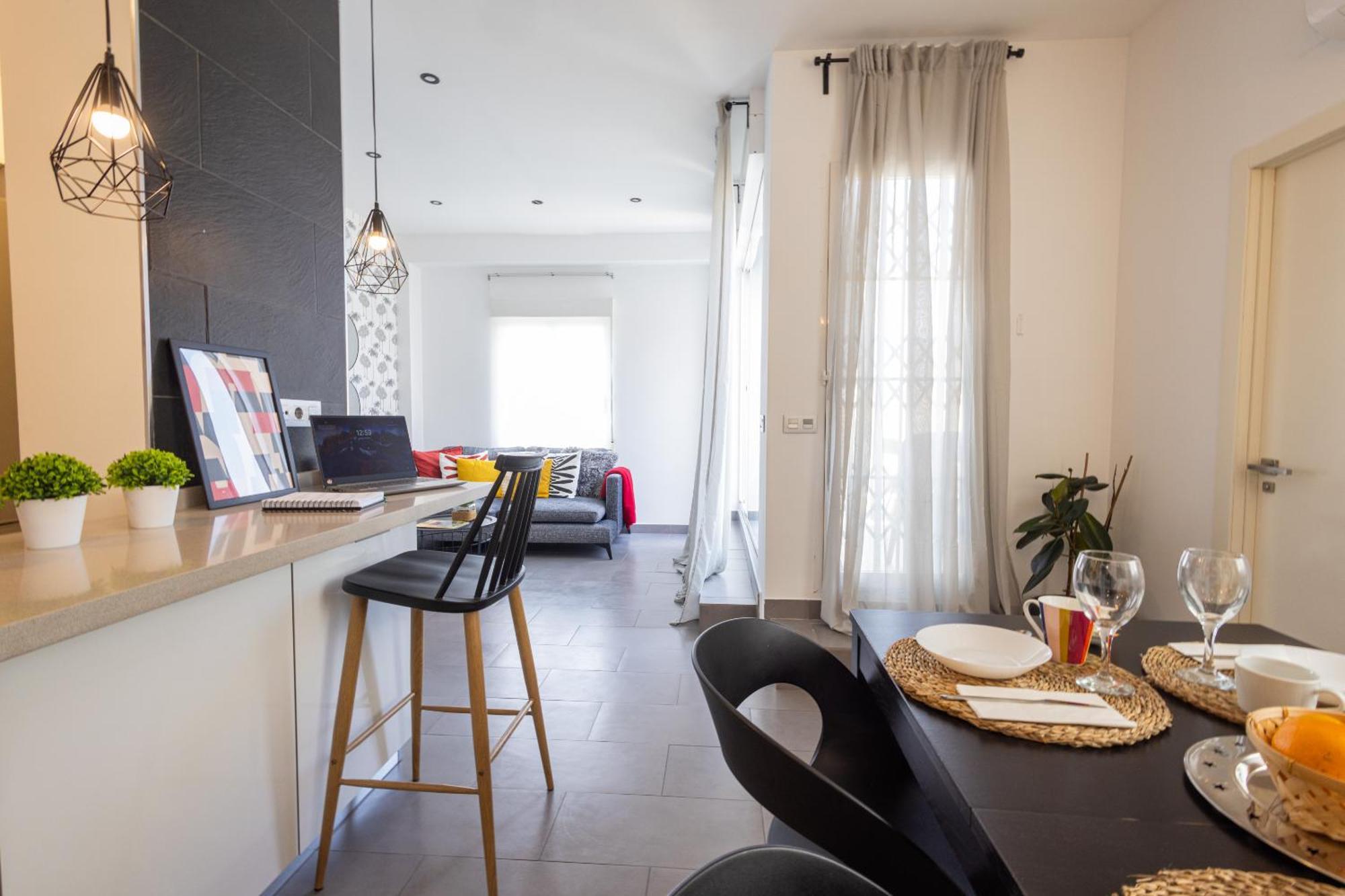 Florit Flats - Stylish 2 Bedroom Ac Wifi Terrace Attic In Valencia Center Zewnętrze zdjęcie